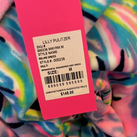 Lilly Pulitzer Beline Dress Multi size M - Picture 6 of 6